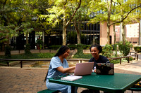Students in Courtyard