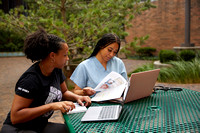 Students in Courtyard -  0A4A1577